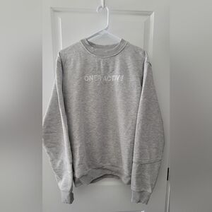 Oner Active Classic Oversized Crewneck Silver Marl